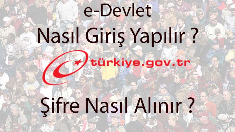 e-Devlet Şifresi Nasıl Alınır ? Nasıl Giriş Yapılır? 
